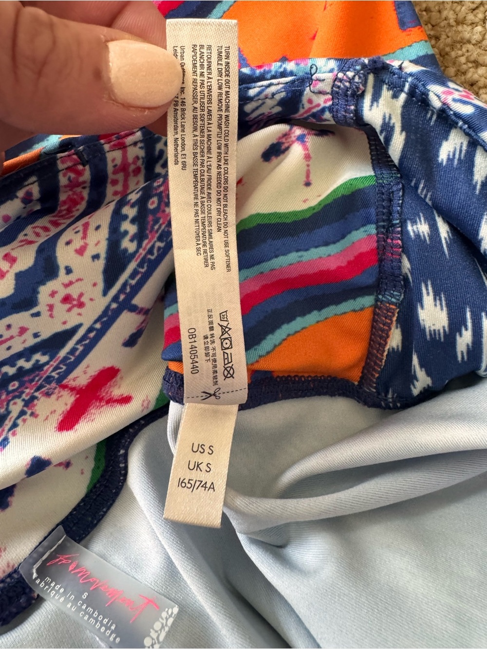 FP Movement Ashford Lose Control 7/8 leggings S Vibrant Geometric Eclectic Boho - Picture 12 of 16